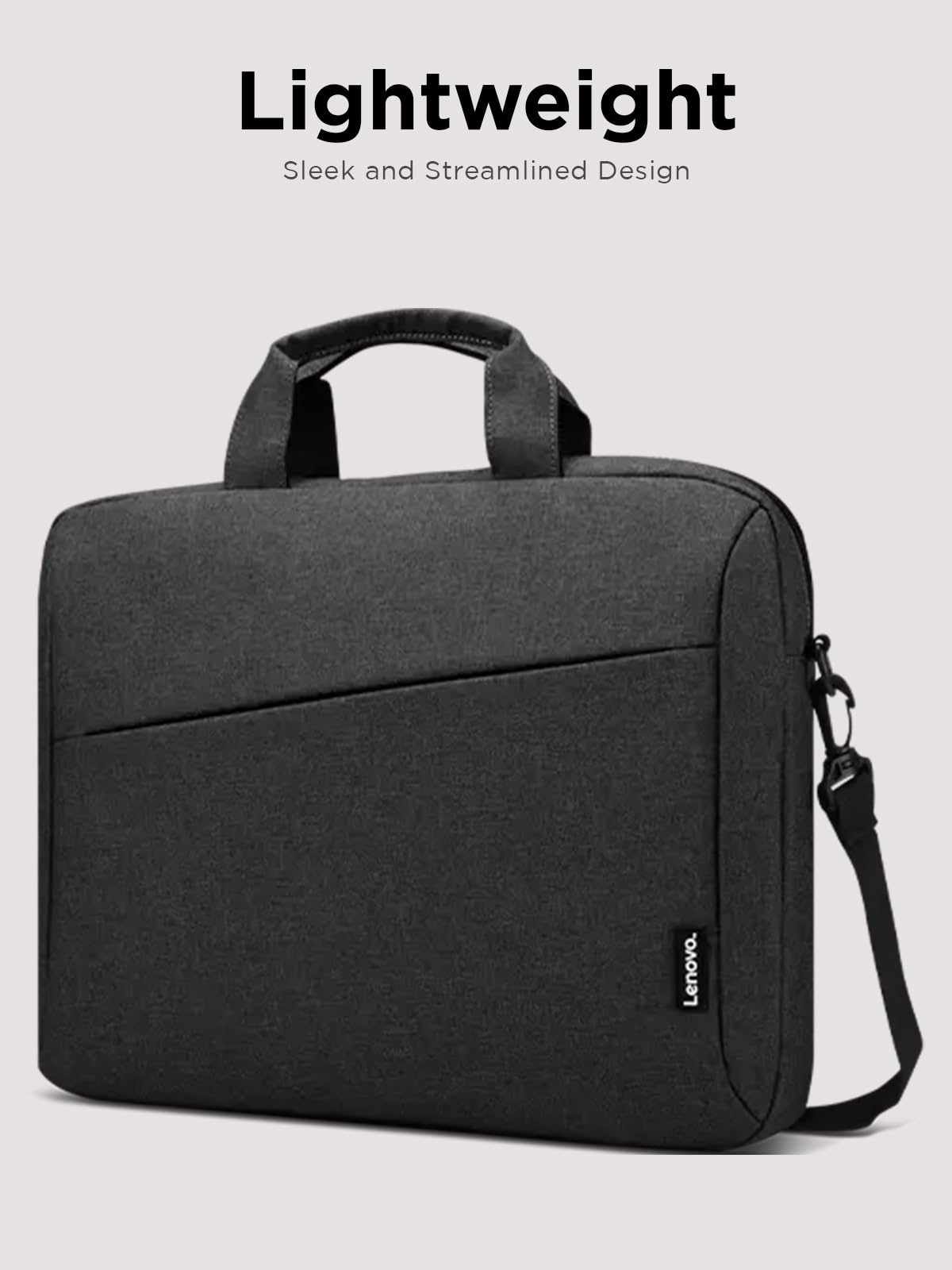 Lenovo [Tasche] 15,6 Zoll Casual Topload Laptop Tasche T210 (wasserabweisend), works with Chromebook (WWCB), schwarz, 435 g (0.90 lbs)