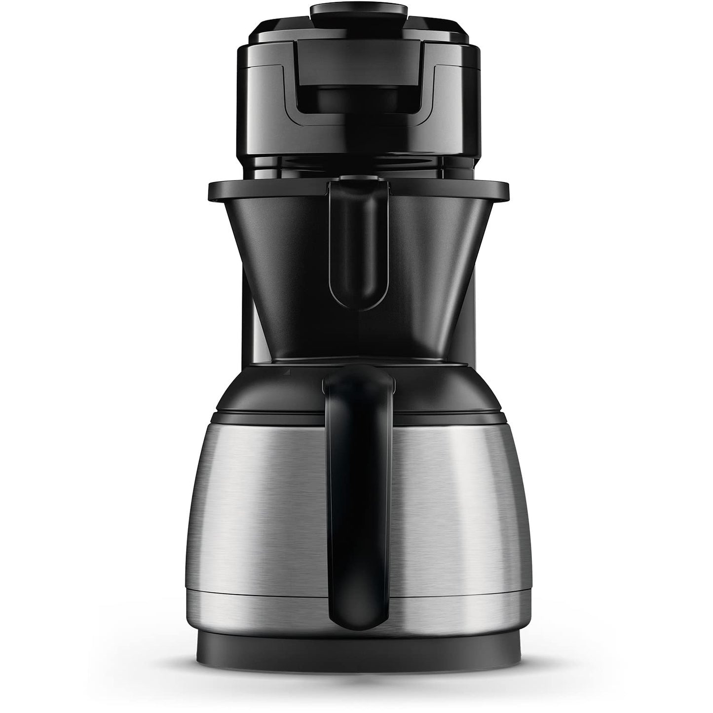 Philips Senseo Switch Pad- und Filterkaffeemaschine, 2-in-1-Brühtechnologie, 1-Liter-Wasserbehälter, 7 Tassen in einem Durchgang, Klavierlackschwarz (HD6592/64)