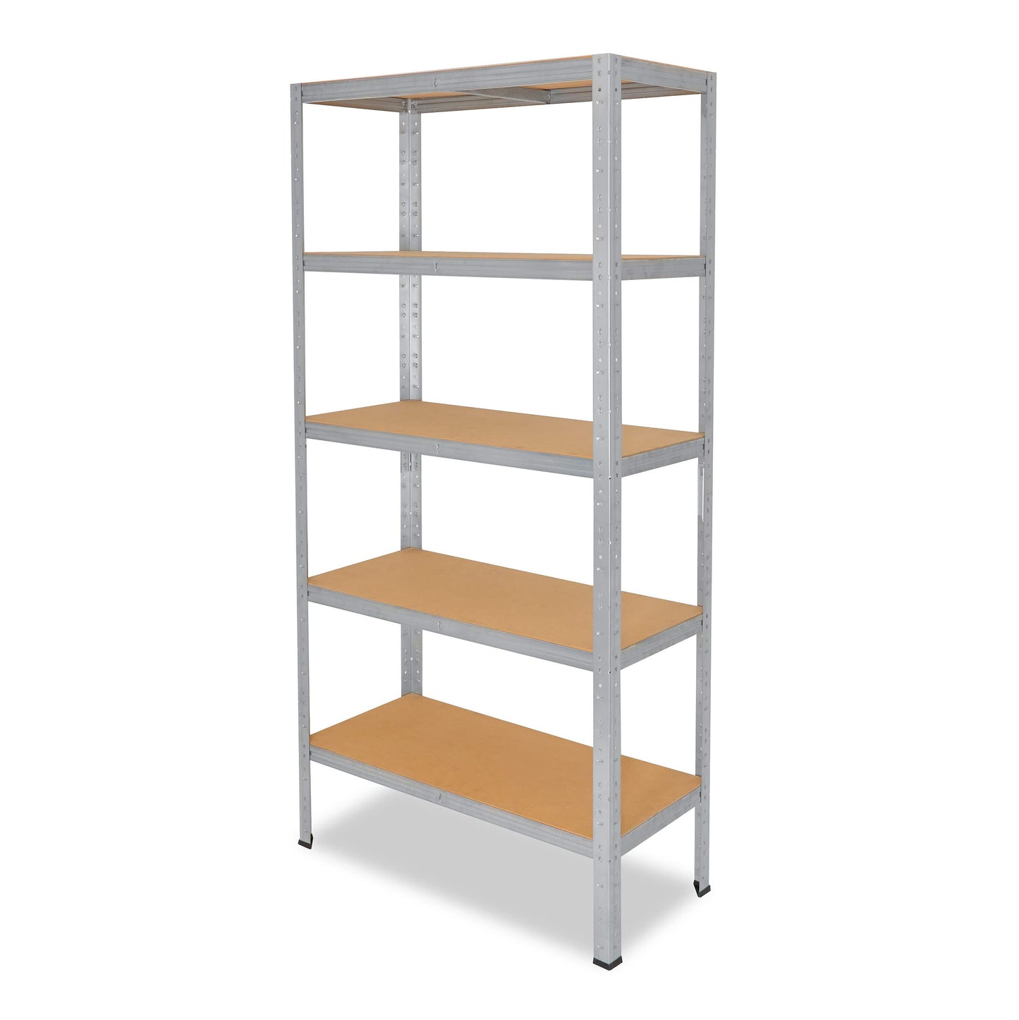shelfplaza® 200x100x40cm Home Schwerlastregal verzinkt/Metallregal mit 5 Böden/Kellerregal Metall, Garagenregal, Werkstattregal oder Regal Lagerregal/Steckregal Metall mit 175kg Tragkraft
