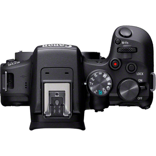 Canon EOS R10 Kamera spiegellose Camera + RF-S 18-150mm F4.5-6.3 is STM Objektiv (Hybridkamera, DSLR Upgrade, 15 B/s, 4K Videos, Dual Pixel CMOS AF II Fokussystem, WLAN) schwarz