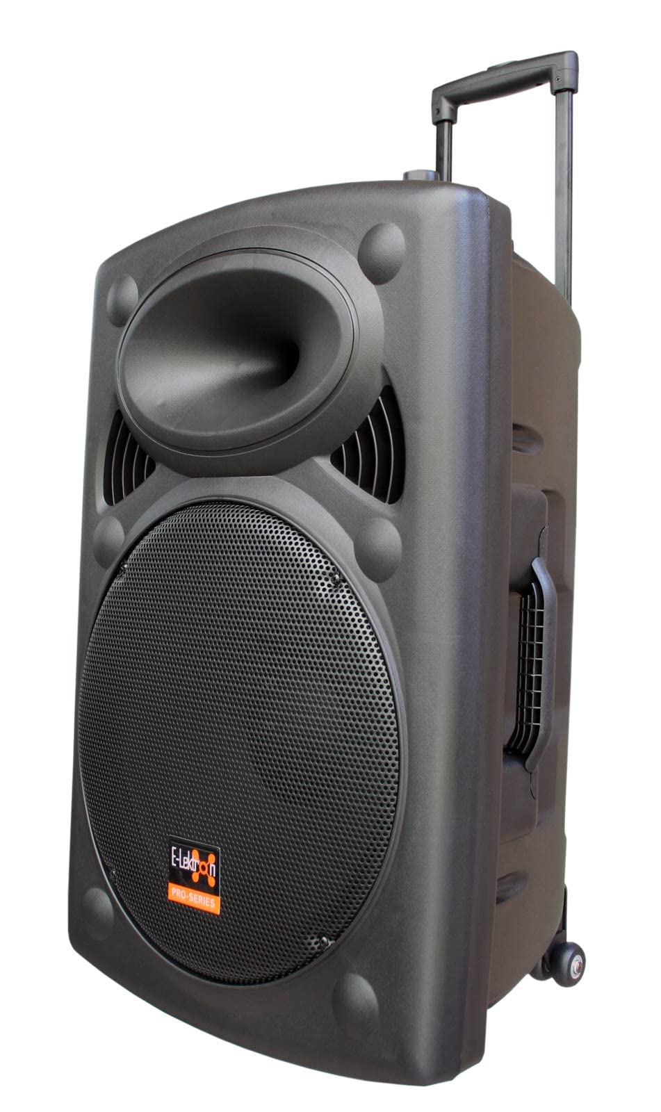 E-Lektron EL38-M Mobile PA Sound Anlage Akku-MP3-USB-SD inkl. Funkmikrofone 900W Soundsystem