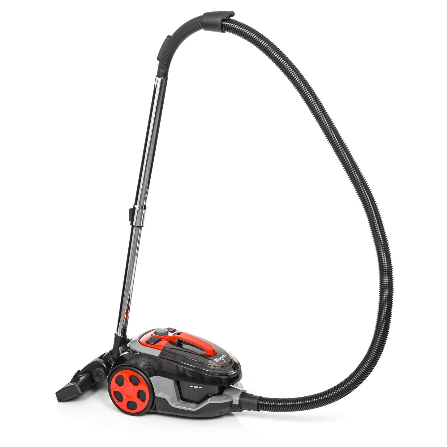Lehmann Typhoon beutelloser Staubsauger 4000 Watt | beutellos Zyklon Staubsauger mit Set von Aufsätzen | leistungsstarker Staubsauger mit Düsensatz | HEPA Filter, Turbobürste, Staubbehälter 2,5L