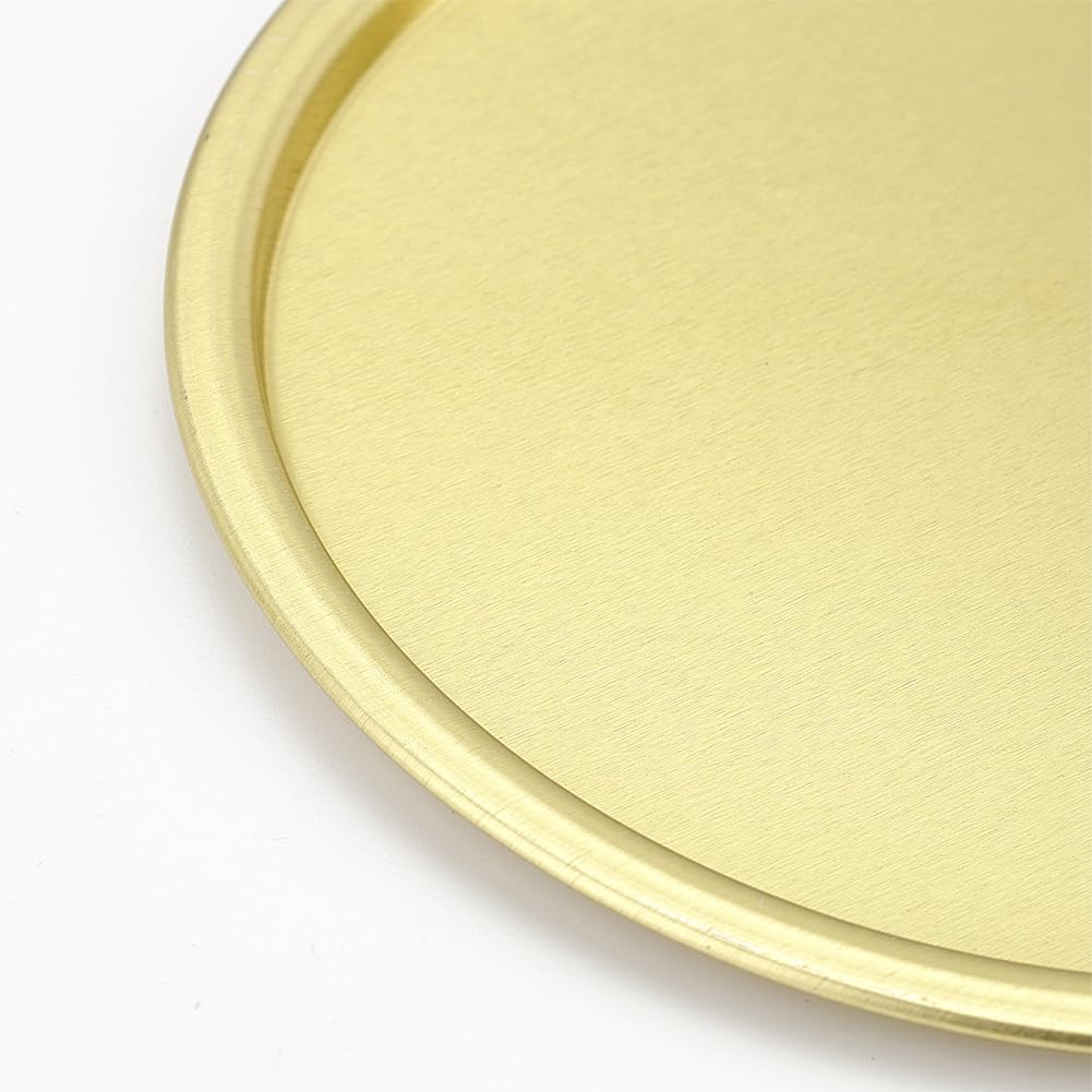 OLYCRAFT 10 Stück 110mm Metall Platte Kerzenhalter Gläser für Kerzen Eisen Rund Platte Kerzenhalter Kerzenuntersetzer Retro Gold Kerzenhalter Für Hochzeit Party Bankett Tischdekoration