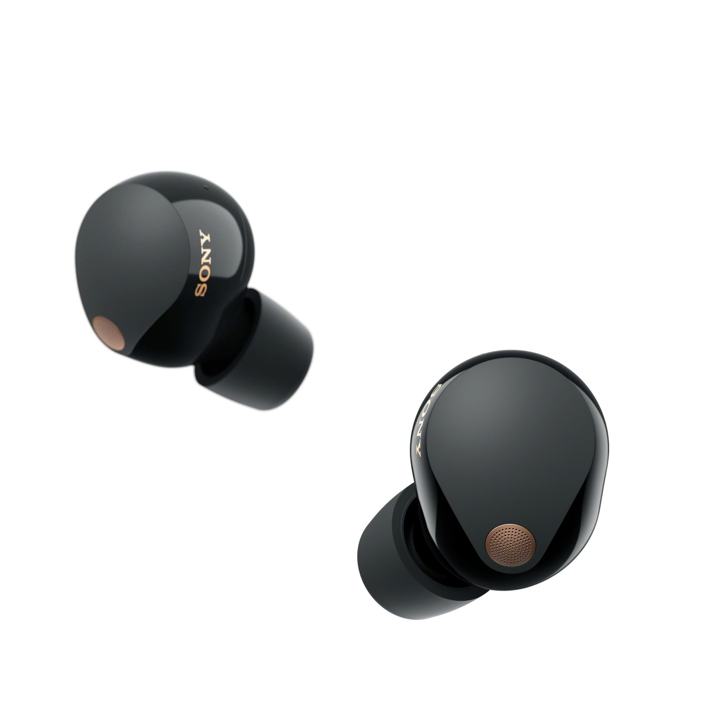 Sony WF-1000XM5 Kabellose Noise Cancelling Kopfhörer, Bluetooth, In-Ear-Kopfhörer, Mikrofon, bis zu 24 Stunden Akkulaufzeit, Schnellladefunktion, IPX4, iOS & Android kompatibel - Schwarz, klein