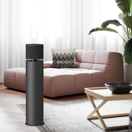 100W Bluetooth Lautsprecher, ABRAMTEK E600 High Power Wireless Lautsprecher mit Super Bass Subwoofer und 360 Sound für Home Office Party im Freien