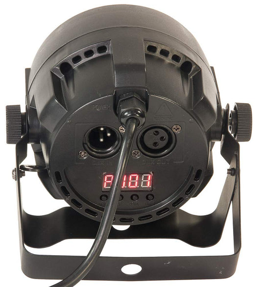 IBIZA PAR-MINI-STR LED PAR SCHEINWERFER STROBOSKOP MIT FERNBEDIENUNG SPOT BÜHNE DJ PARTY DISCO EFFEKTSCHEINWERFER