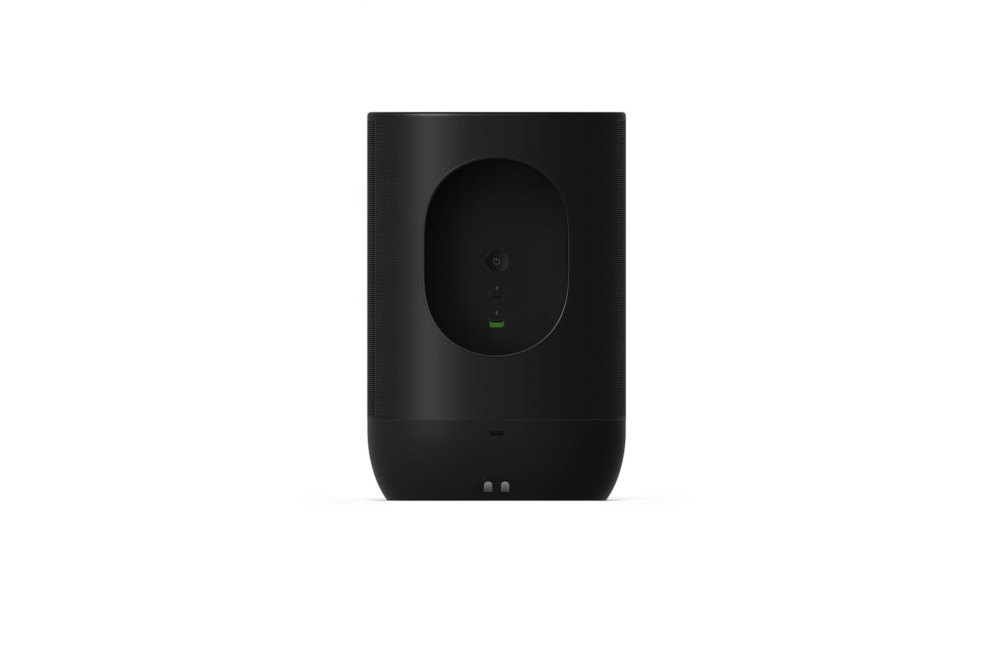 Sonos Move 2 | Tragbarer WLAN Speaker mit WLAN, Bluetooth, kompatibel mit Amazon Alexa, mindestens 24 Stunden Akkulaufzeit und kabelloser Ladestation - Schwarz