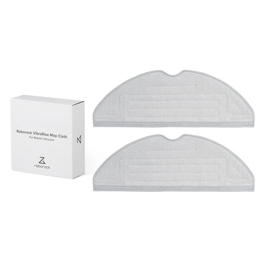 roborock Original Zubehör, VibraRise Wischtücher Zubehör fur S8/S8 +/S8 Pro Ultra/S7/S7 Maxv/S7 Maxv Ultra/S7 Max Ultra/S7 Pro Ultra Roboter Staubsauger Pack of 2 (Grey)