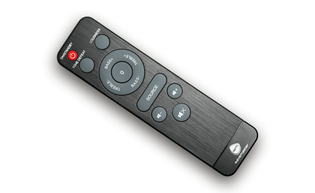 wavemaster TWO PRO white – Regallautsprecher-System (110 Watt) mit Bluetooth-Streaming, digitalen Anschlüssen und IR-Fernbedienung Aktiv-Boxen Nutzung für TV/Tablet/Smartphone, mattweiß (66351)