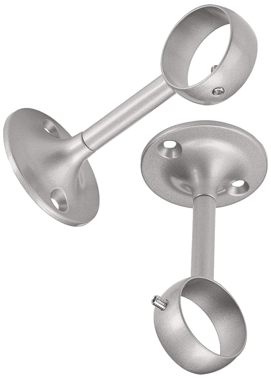 Amazon Basics Verstellbare Deckenhalterung Set, 1er-Pack, Nickel