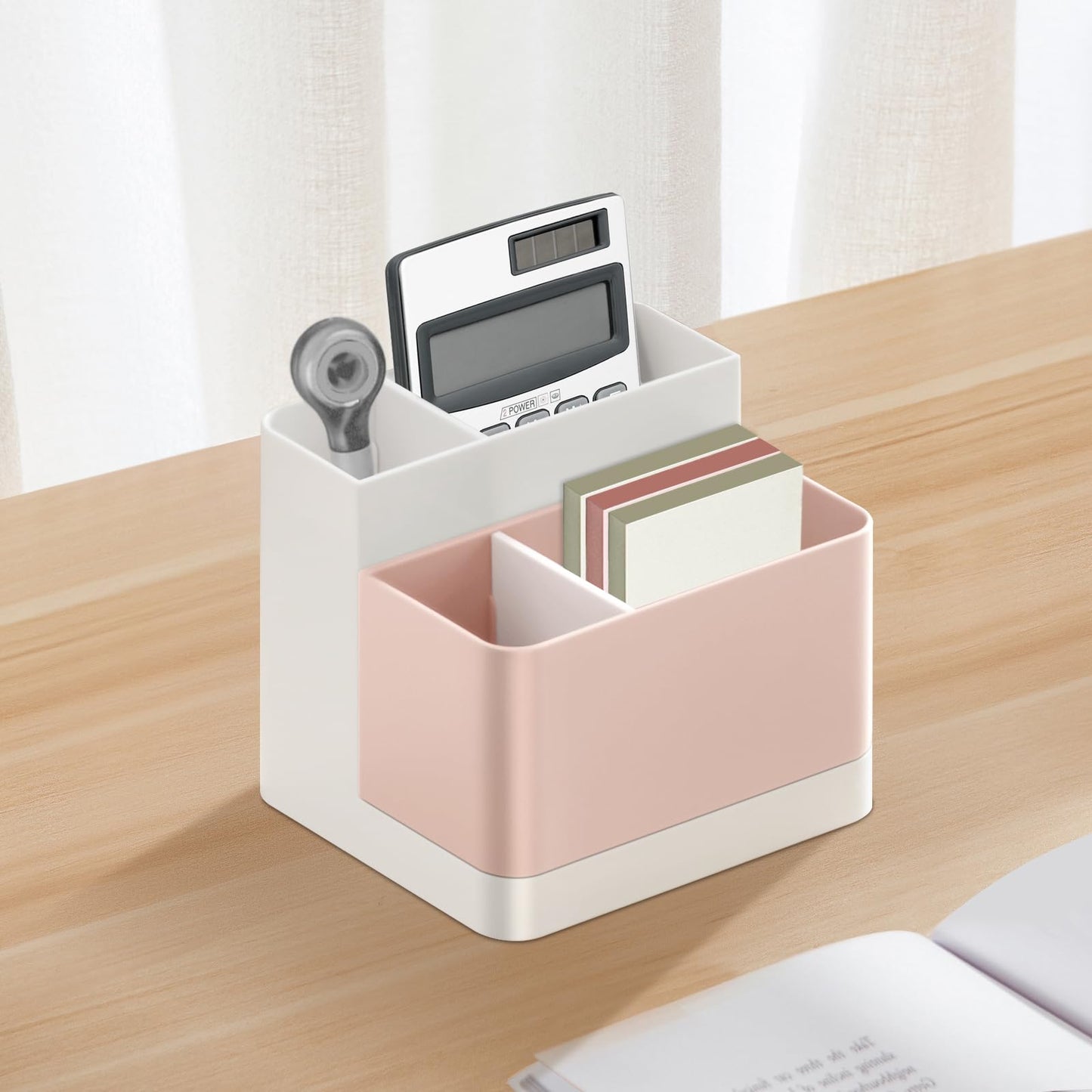 poeland Schreibtisch Organizer Sortierer Bleistift Karte Halter Box Behälter für Schreibtisch, Bürobedarf, Kosmetiktisch