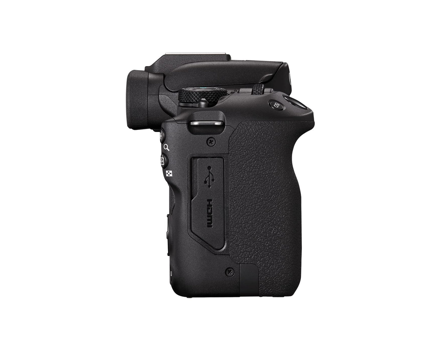 Canon EOS R50 Systemkamera - Spiegellose Kamera (Digitalkamera mit Autofokus + Motiverkennung für Personen Augen Tiere Fahrzeuge, 4K Video, 15 Bilder pro Sekunde, WiFi, schwenkbares Touch-Display)