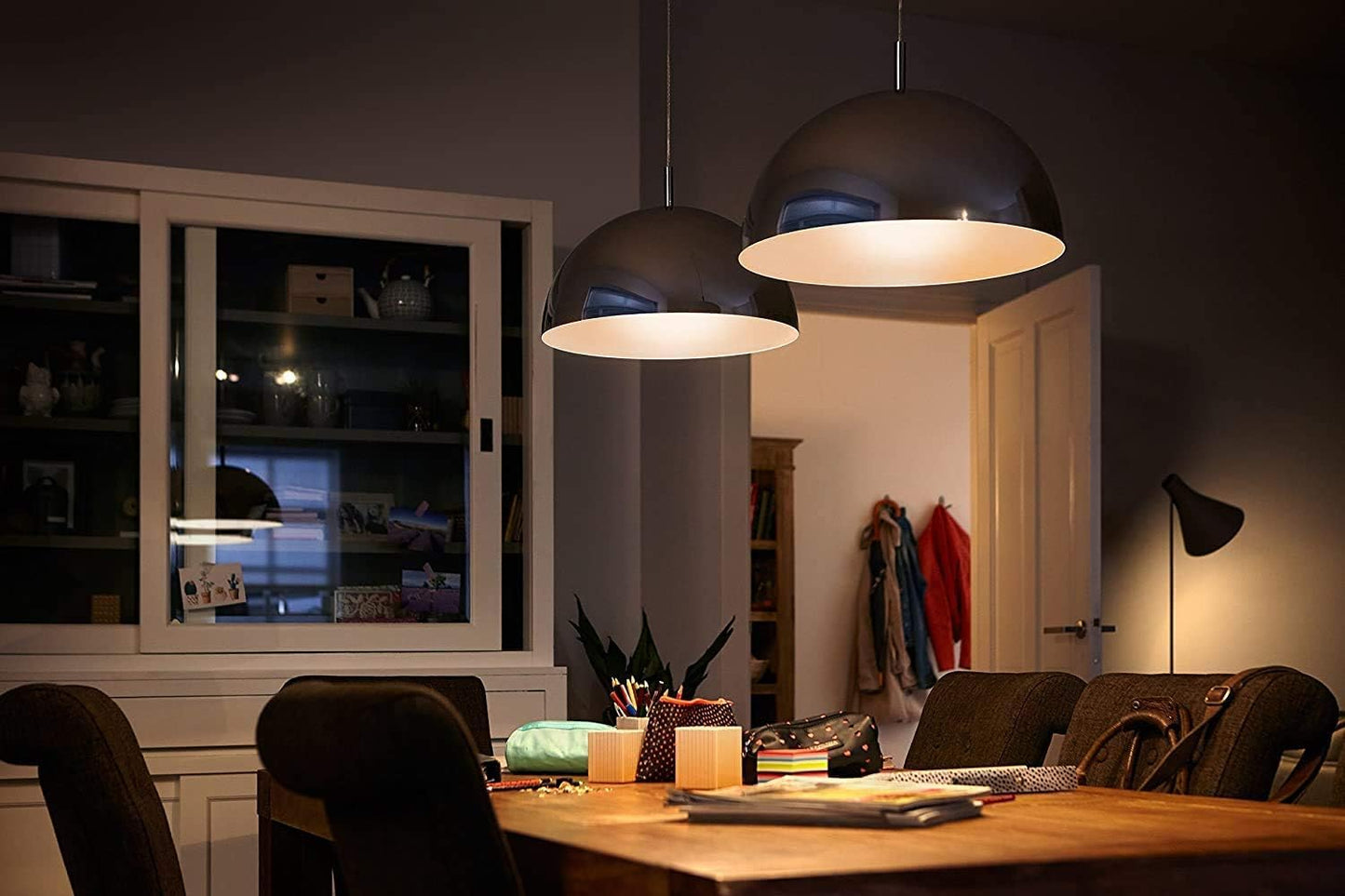 Philips LED Classic E27 Filament Lampen (100 W), matte LED Lampen mit warmweißem Licht, energiesparende LED Beleuchtung mit langer Nutzlebensdauer
