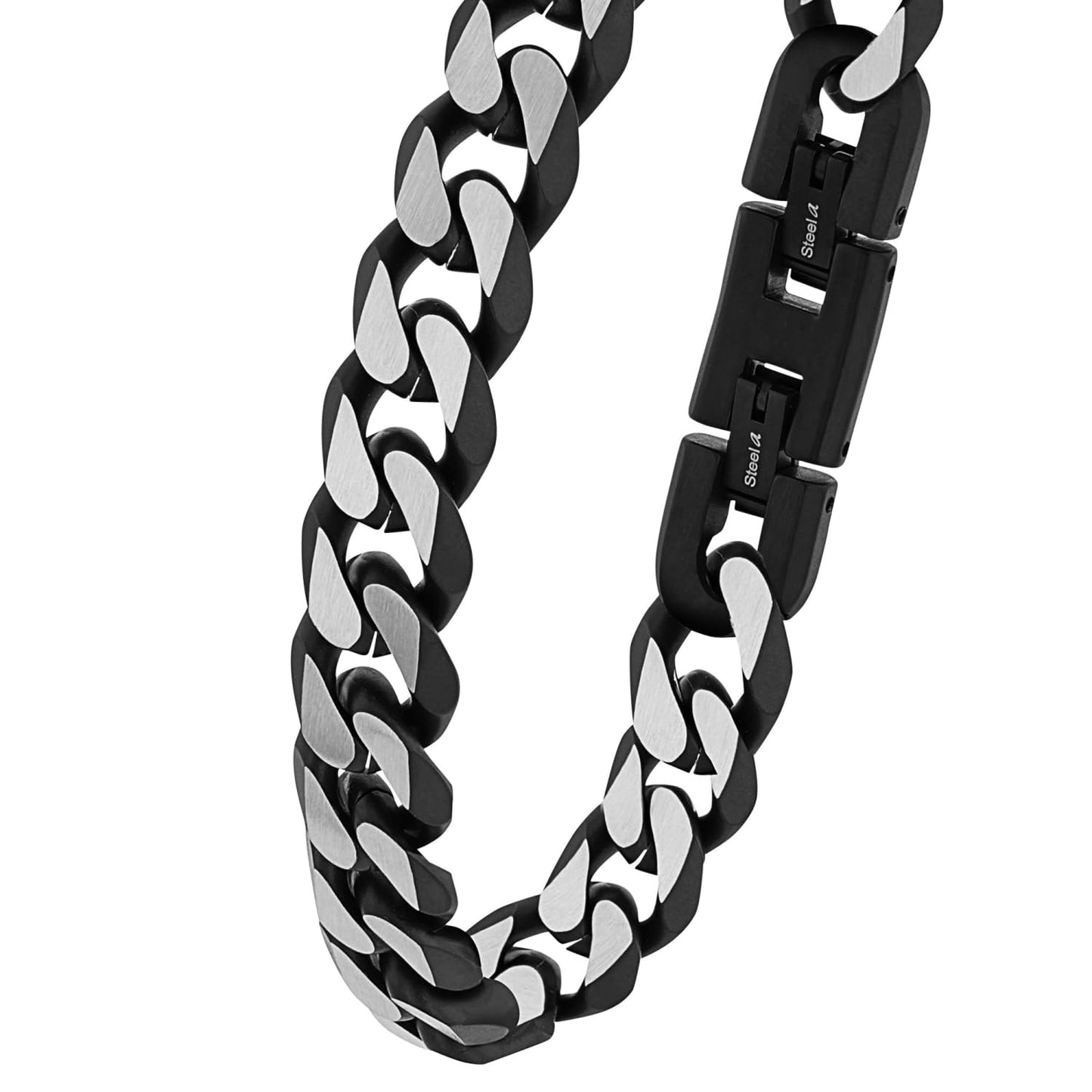 s.Oliver Armband Edelstahl Herren Armschmuck, 20+1,5 cm, Silber, Kommt in Schmuck Geschenk Box,