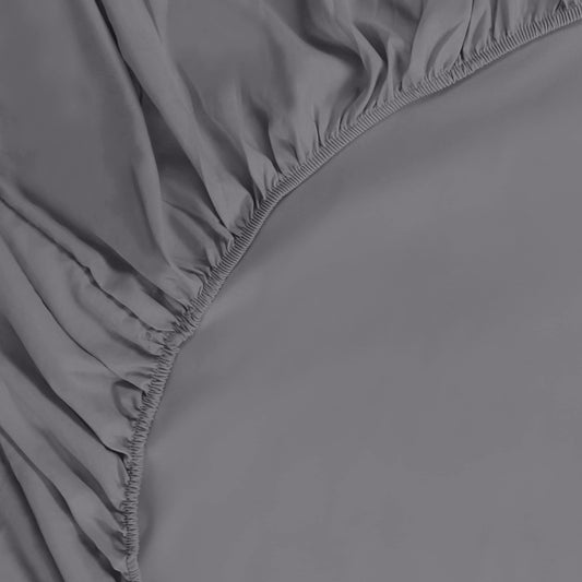 Utopia Bedding - Spannbettlaken 180x200cm - Grau - Gebürstete Polyester-Mikrofaser Spannbetttuch - 35 cm Tiefe Tasche