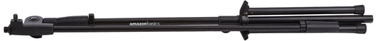 Amazon Basics - Dreibein Schwenkarm-Mikrofonständer, Bis zu 218 cm, Neigbar und Einstellbar, Ultraleichter Stahl, Transportabel, Kompatibel mit 95 mm bis 160 mm Adapter, Schwarz