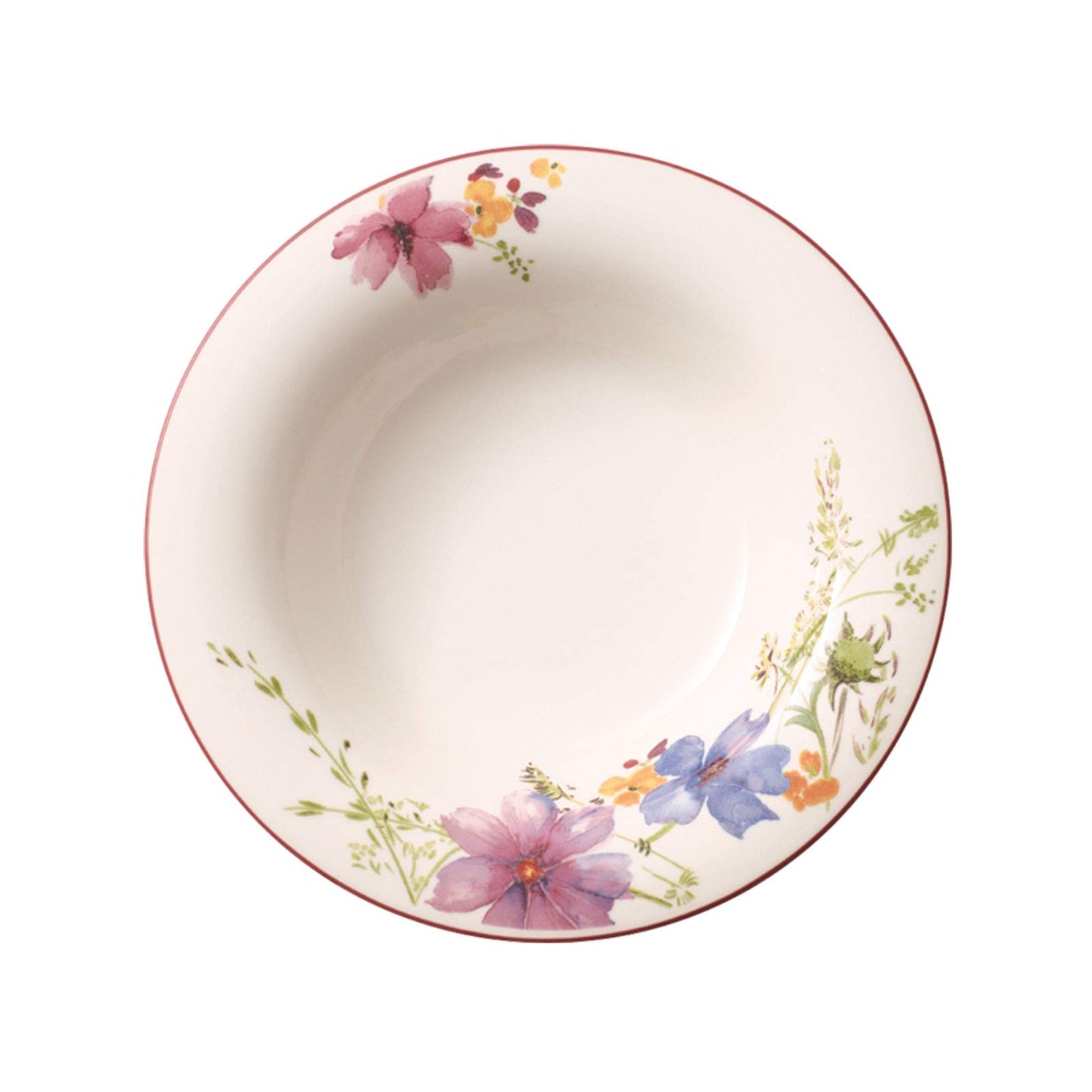 Villeroy und Boch - Mariefleur Basic Tafel-Set, 8 tlg., Premium Porzellan, spülmaschinen-, mikrowellengeeignet, weiß/bunt