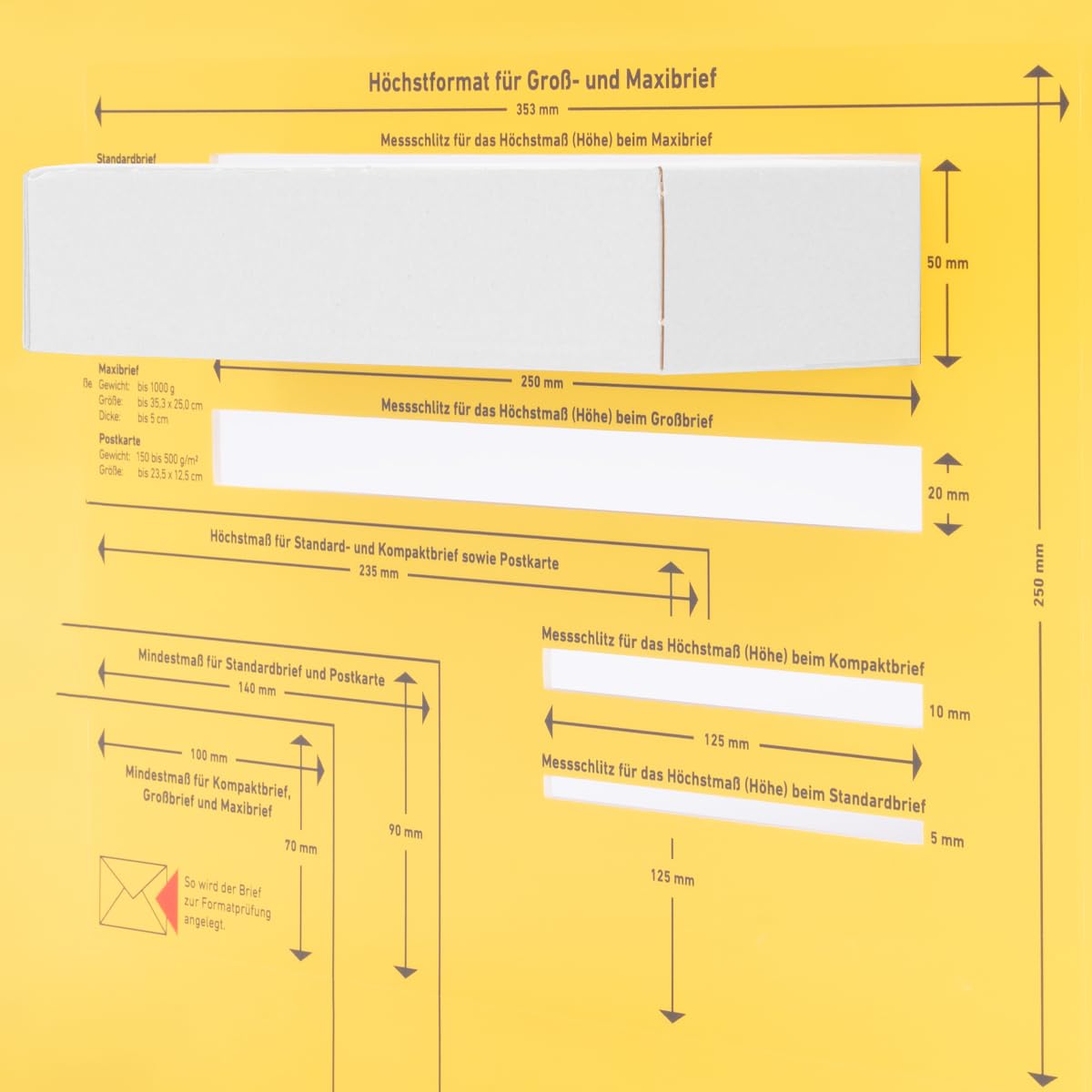 verpacking Maxibriefkartons 320 x 225 x 50 mm Maxibrief MB-4 Weiß Versand Post Faltschachtel DIN A4 (Innenmaß 315 x 220 x 45 mm) Versandschachtel Büchersendung (10 Stück)