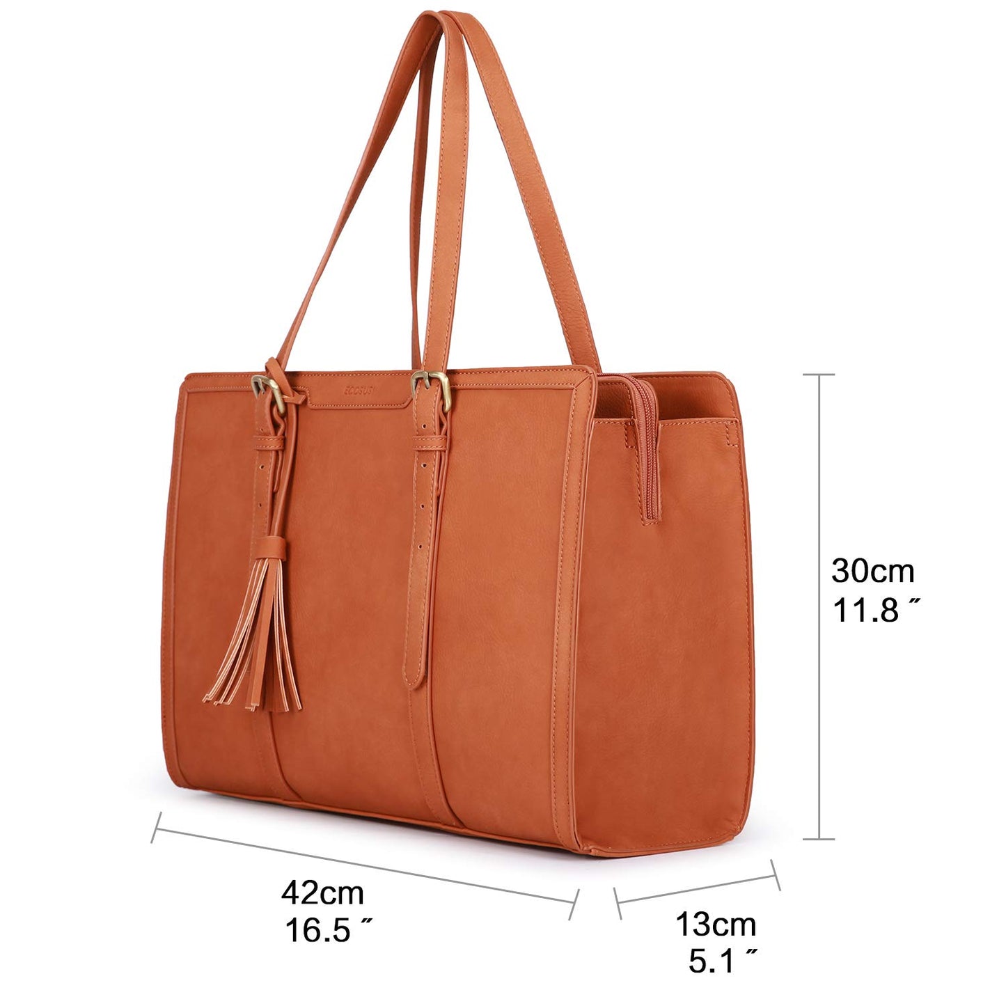 ECOSUSI Laptoptasche 15,6 Zoll Aktentasche Damen handtasche damen Groß Handtasche Business Arbeitstasche Bürotasche Damen Notebooktasche Shopper damen groß