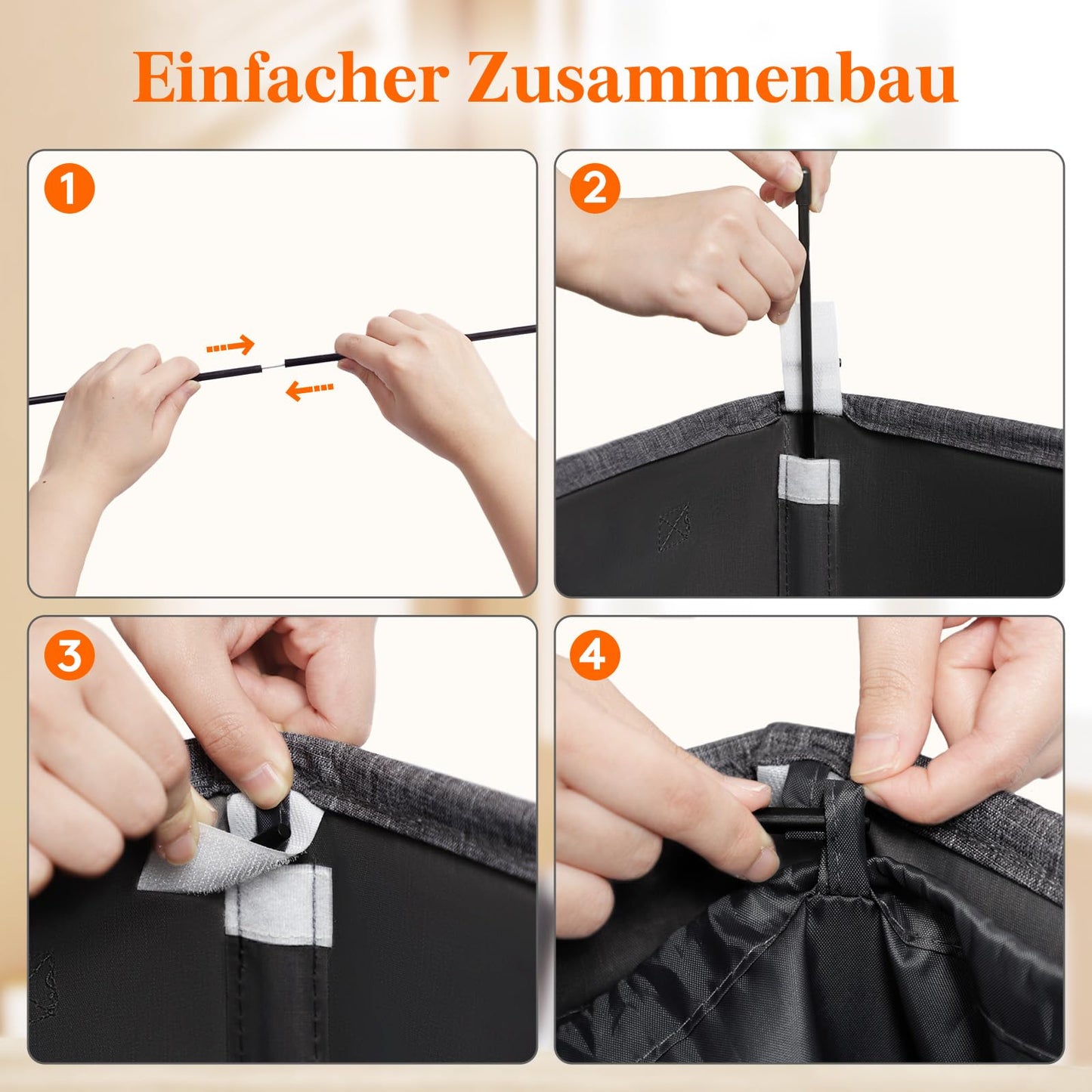 Lifewit 100L Pfandflaschen Sammelbehälter mit Deckel, Groß Pfandflaschen Aufbewahrung, Behälter Leergut & Altglas Aufbewahrung, Flaschensammler mit Loch Küche Abstellraum Flaschentasche, Dunkelgrau