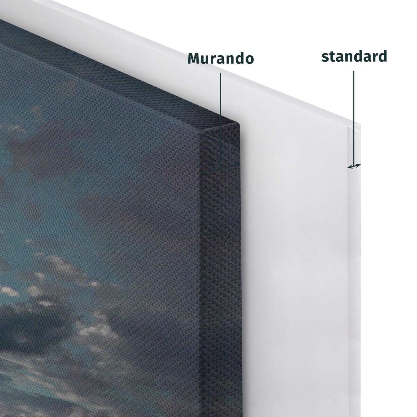 murando Wandbilder XXL 120x80 cm - Vlies Leinwandbild 1 tlg Leinwand Bilder Wand Deko Bilder Wohnzimmer Bild Schlafzimmer Leinwandbilder Wandbild Groß Design - Meer Landschaft Strand c-C-10019-b-a