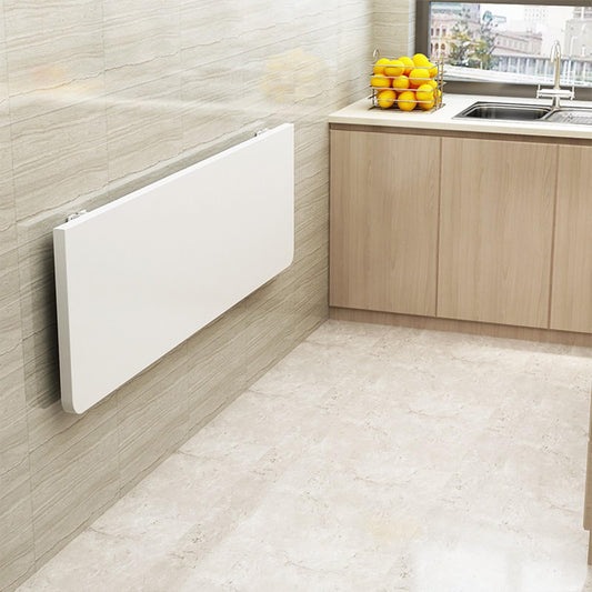 RELOVE Esstisch für Küche, faltbar, unsichtbar, schwimmender Computer-Schreibtisch, Schminktisch für Haus, Wäsche-Werkbank, Wandtisch klappbar (60 x 30 x 1,6 cm, weiß)