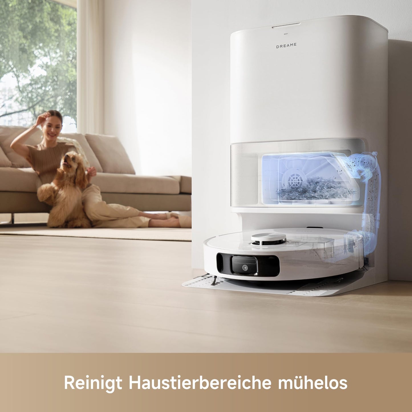 DREAME L10s Ultra Gen 2 Saugroboter mit Wischfunktion,MopExtend™ RoboSwing-Technologie, 10.000 Pa Vormax™-Saugkraft, Haustiermodus, vollautomatischer Basisstation,vielseitiger Teppichreinigung