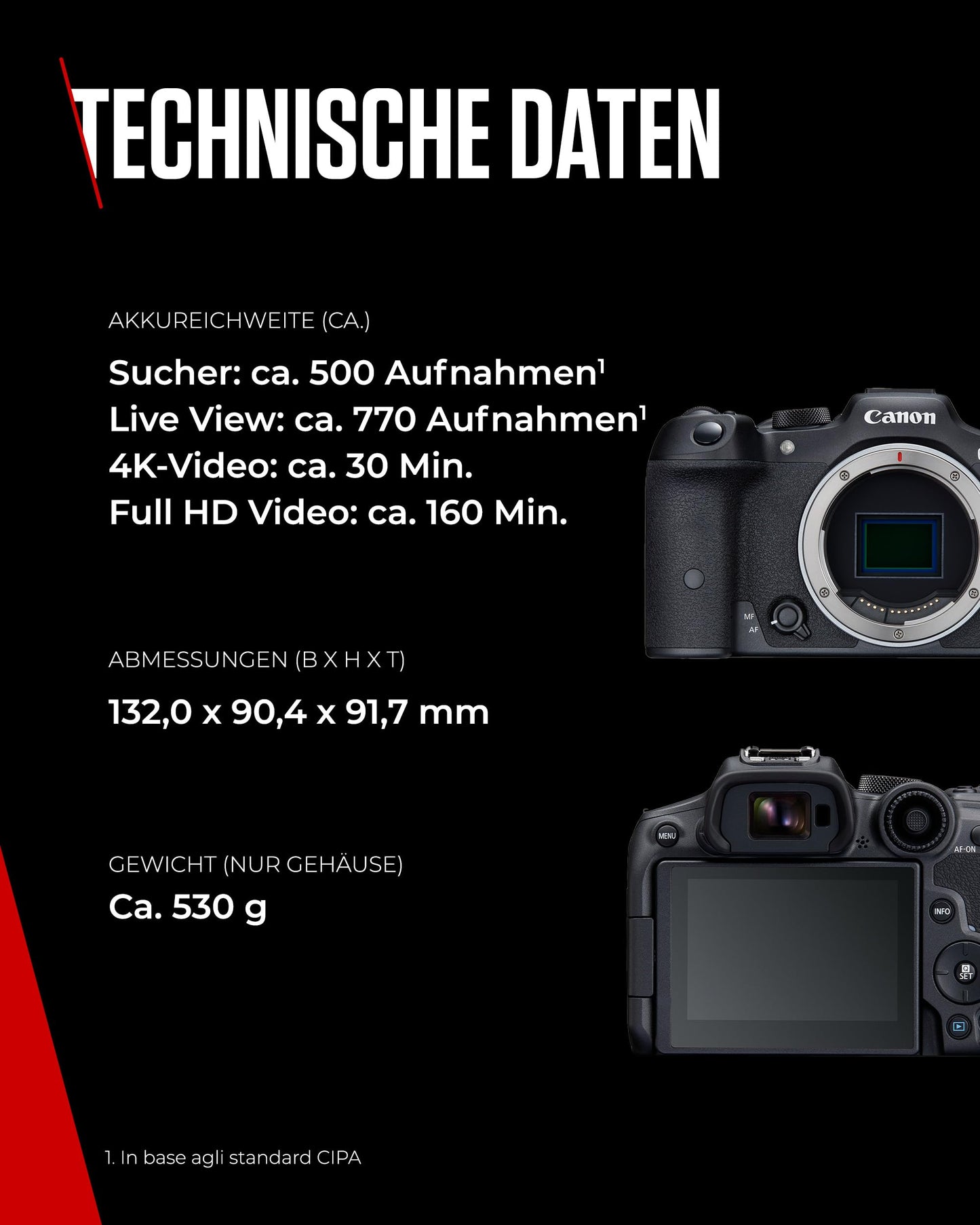 Canon EOS R7 Kamera spiegellose Camera (DSLR Upgrade, Hybridkamera, 4K/30p Videoaufnahmen, bis zu 15 B/s, WLAN, Deep-Learning Dual Pixel CMOS AF II Fokussystem) schwarz