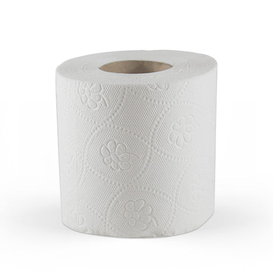 128 Rollen Commerline Toilettenpapier 3 lagig | Klopapier Toiletten Klo Wc Papier | 3-lagig 150 Blatt je Rolle | Hochwertigem Zellstoff Extra Weich Großpackung (128 Rollen)