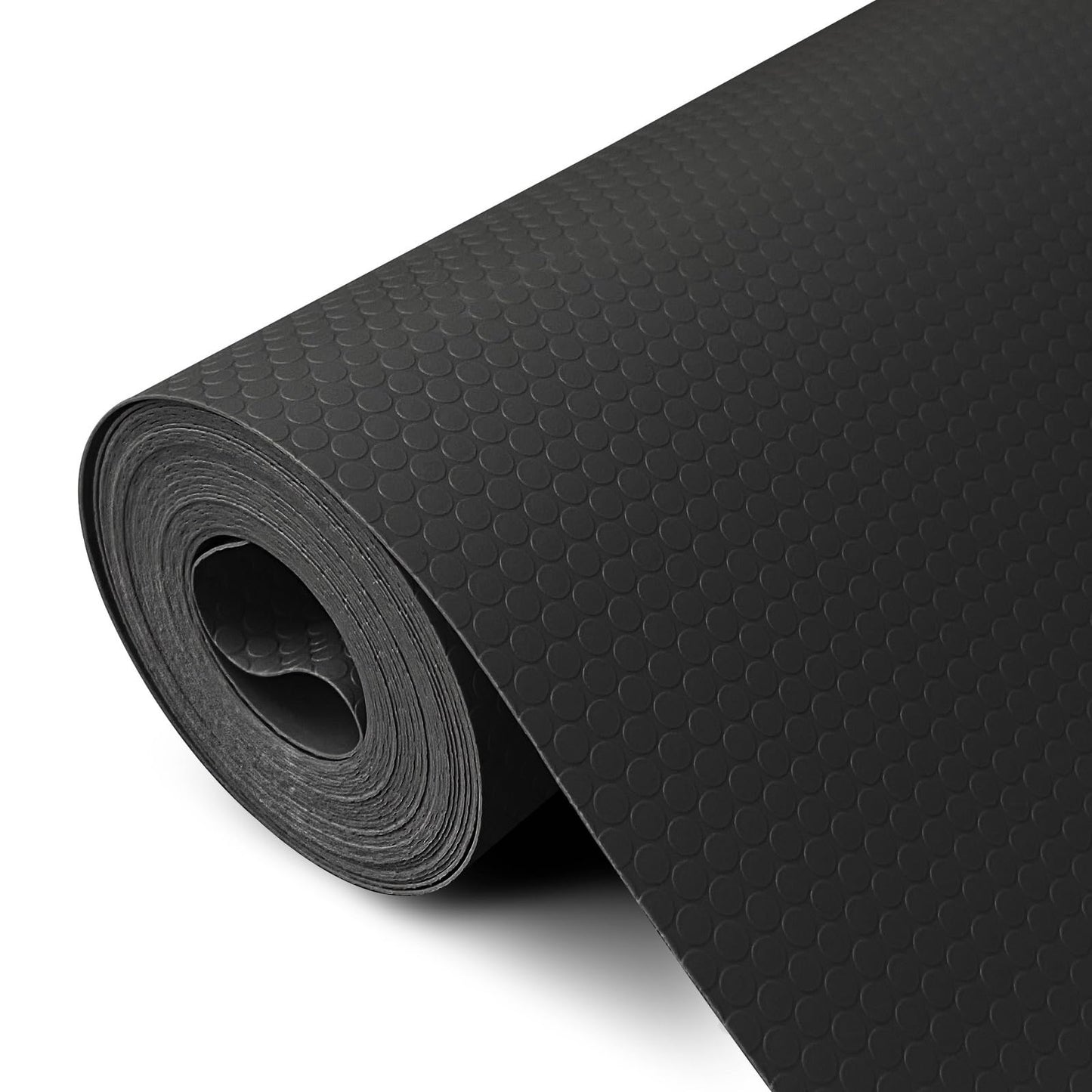 wohomuke Schubladenmatte 55x600cm Matte für schubladen Kühlschrankmatten Für Schubladen Regale Schrank Kühlschrank(Schwarz,55cmx6m)