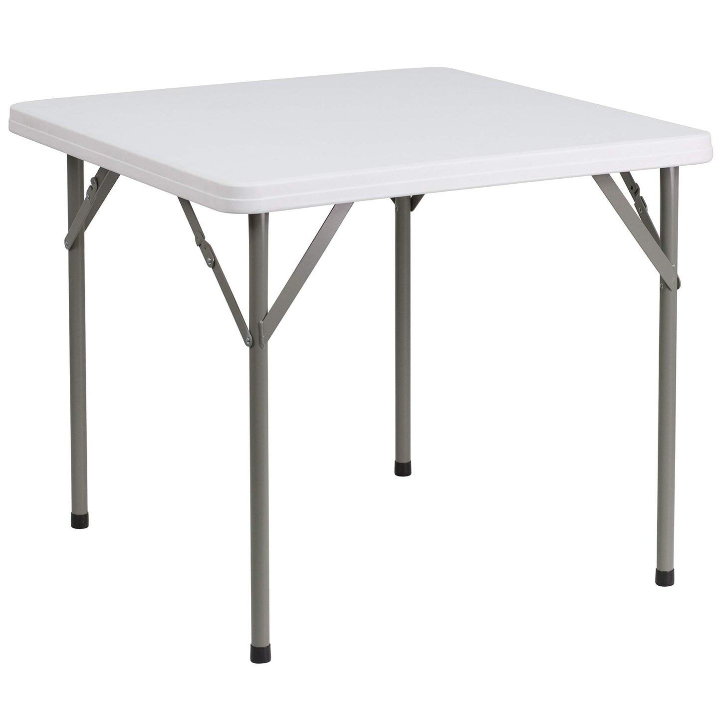 Flash Furniture Klapptisch, 87 x 87 x 75 cm, weiß