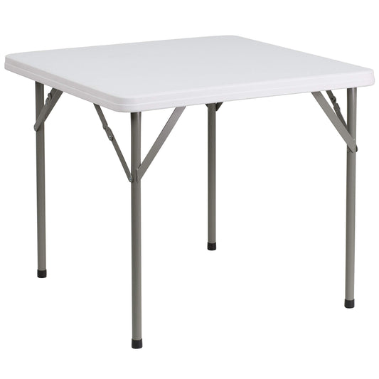 Flash Furniture Klapptisch, 87 x 87 x 75 cm, weiß