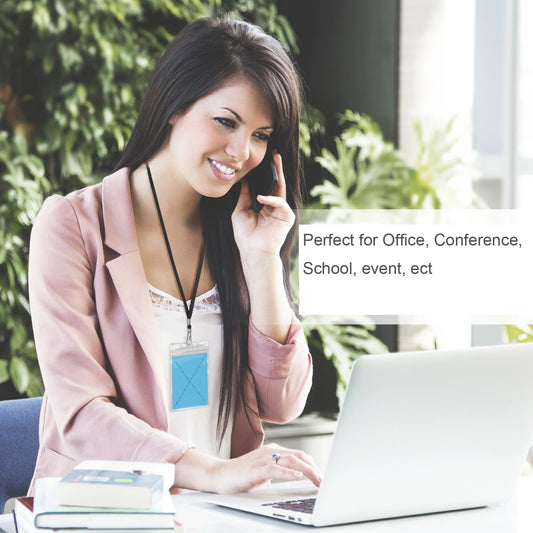 Fushing 100pcs 45cm Nackenband Schlüsselband mit Swivel Schließe für ID-Karten, Abzeichen, Schlüssel, Mitarbeiter, Besucher, usw