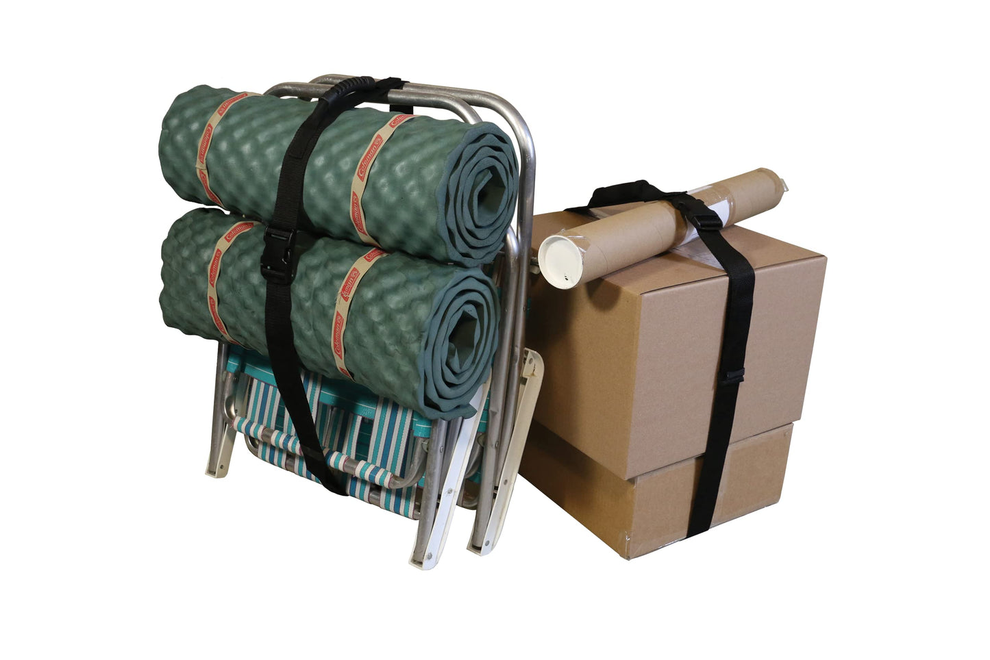 Shoulder Dolly M3070 HandyLifter Tragegurt mit Haken und Griff für einfaches Anheben, Heben, Tragen und Sichern von Paketen, Geräten, schweren, effizient und einfacher, schwarz