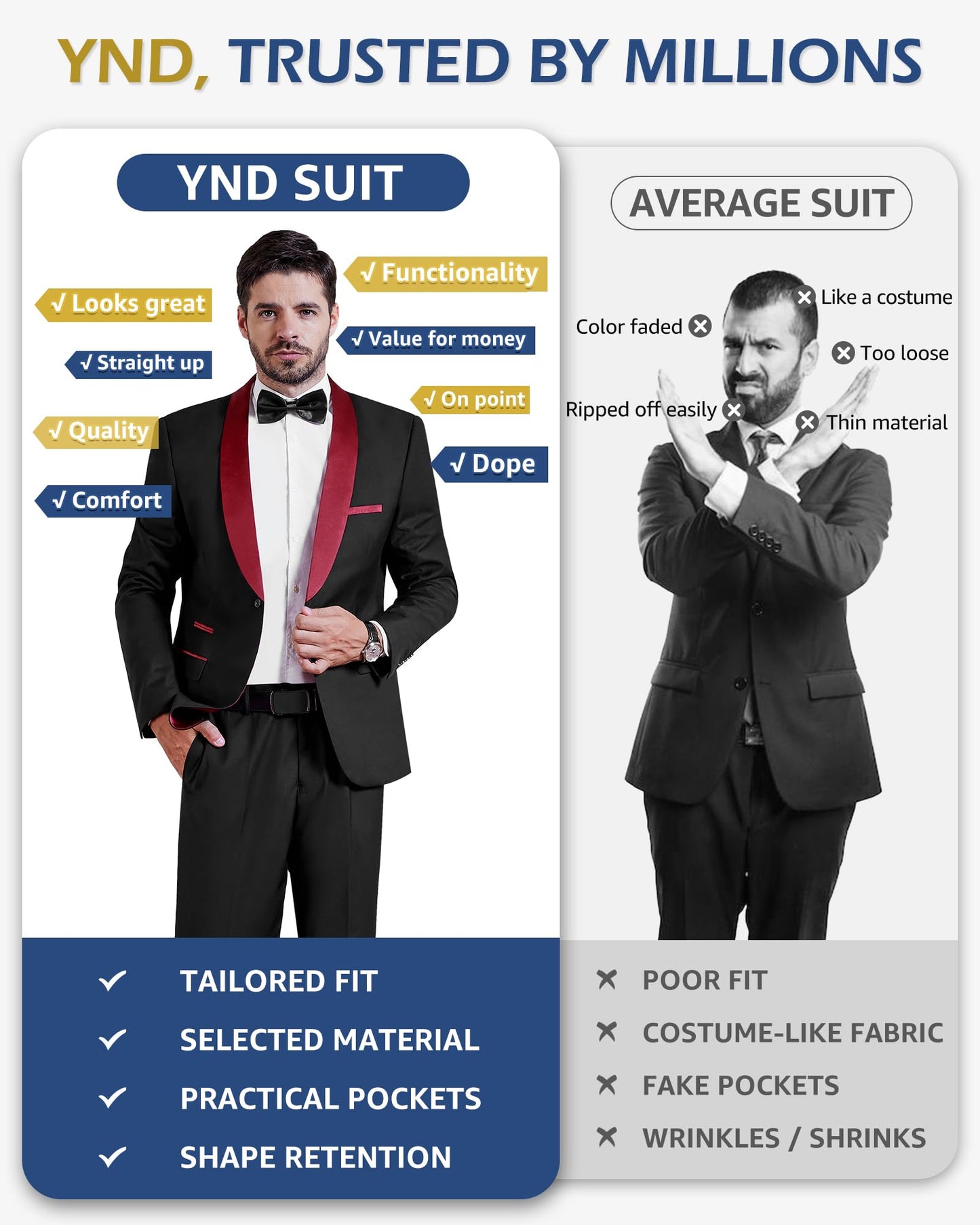 YND Herren-Blazer mit einem Knopf, lässig, schmale Passform, Schalrevers, leichte Jacke, Abendessen, Abschlussball, Party, Smoking, Weiss/opulenter Garten, XX-Large