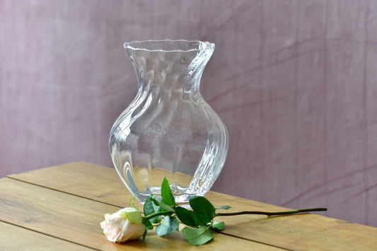 Handgefertigte Glasvase