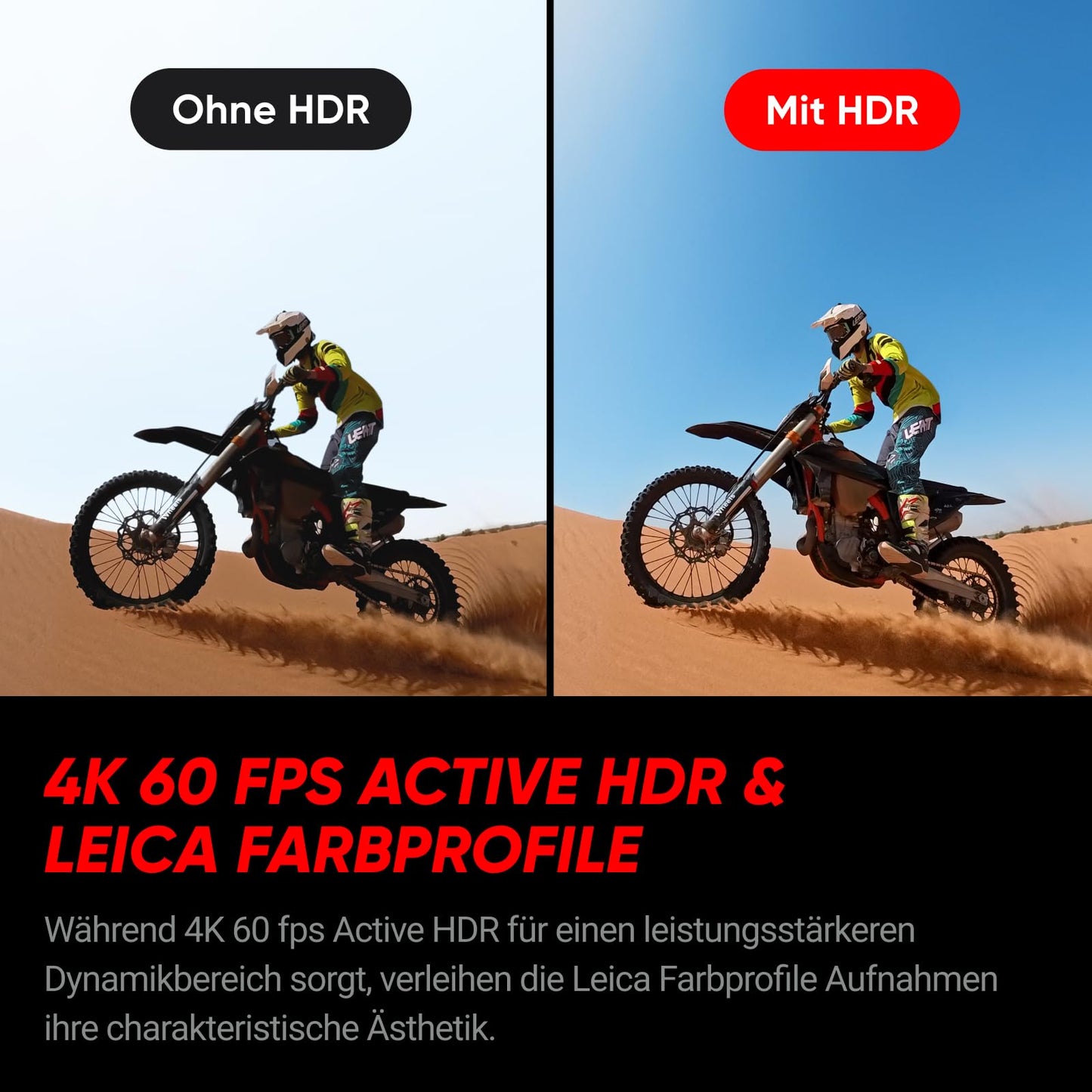Insta360 Ace Pro 2 Pack Dual Akku – wasserdichte 8K-Action-Kamera mit Leica, 1/1,3 Zoll Sensor, Dual-KI-Chip, niedrige Lichtqualität, fortschrittliches Audio, klappbares Display, KI-Edition, Motorrad