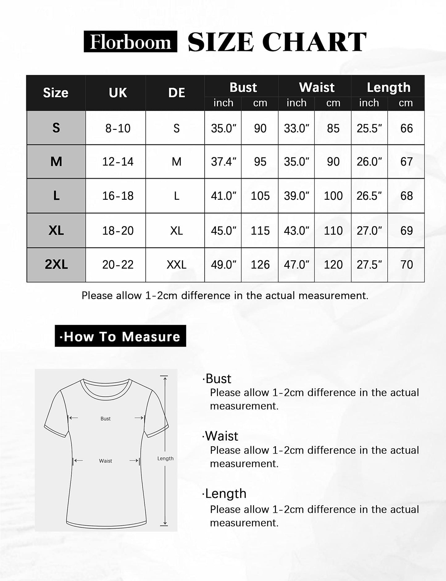 Florboom Longshirt Damen Langarm Shirts V Ausschnitt Oberteil Basic Elegantes Tshirt Schwarz M