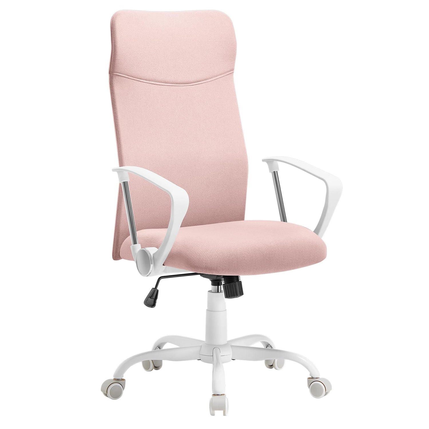 „Ergonomischer rosa Bürostuhl SONGMICS mit S-förmiger Rückenlehne“