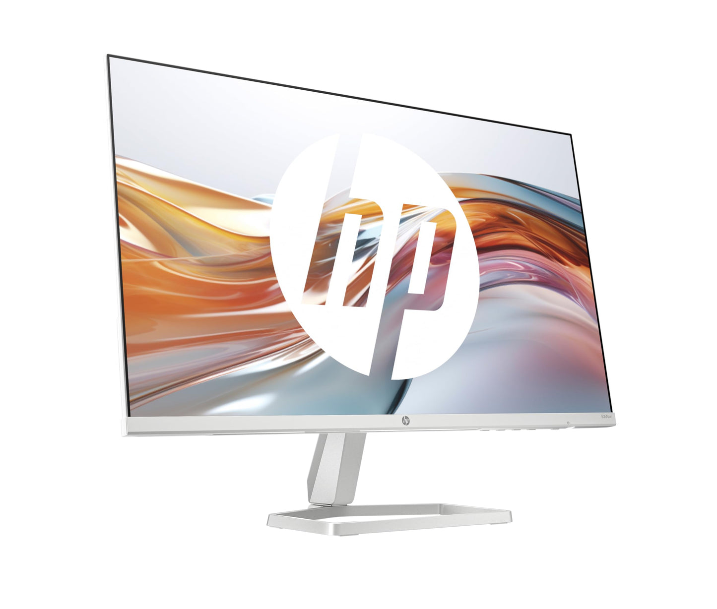 HP Series 5 524sw FHD IPS Monitor | 60,5 cm (23,8 Zoll) | 100Hz | 1920x1080 Pixel (16:9) | 1500:1 Kontrast | 99% sRGB | HDMI 1.4 | VGA | -5 bis +25°Neigung | Nachhaltig | Weiß-Silber