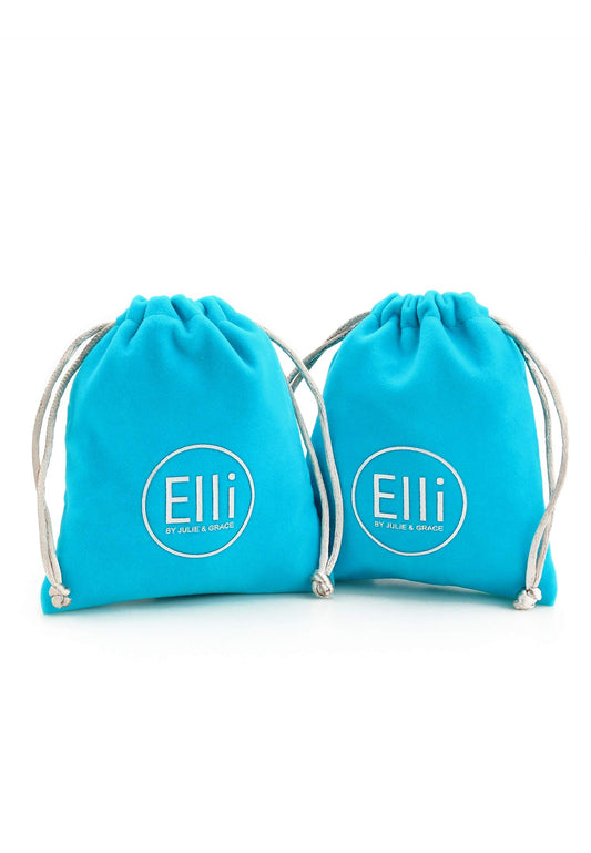 Elli Ohrringe Damen Ohrstecker Infinity Elegant mit Süßwasserzuchtperle und Kristallen in 925 Sterling Silber