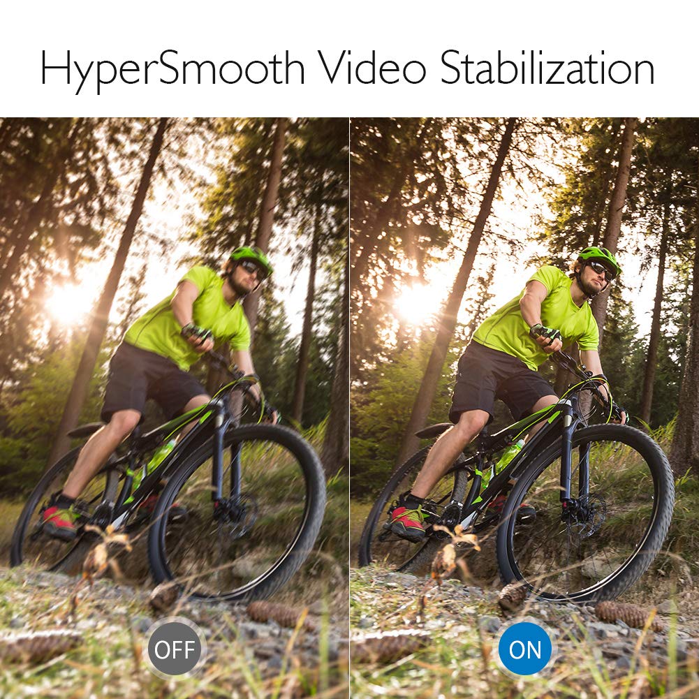 AKASO Action Cam 4K60FPS, Unterwasserkamera 40M Wasserdicht 20MP WiFi Actioncam mit EIS Stabilisierung, 8X Zoom,Sprachsteuerung, Fernbedienung, Zubehör Kit -V50 Elite