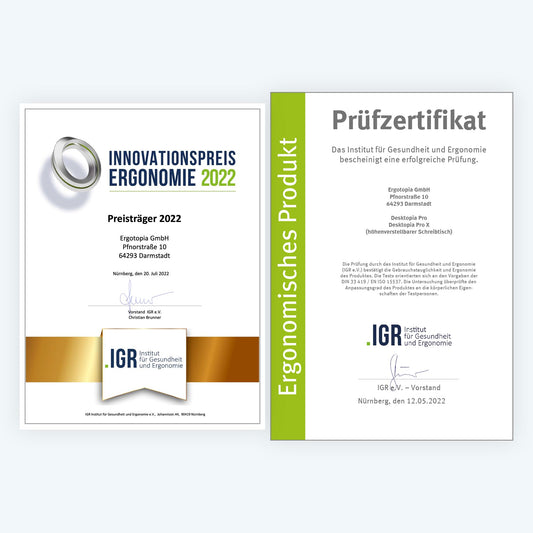 Ergotopia Desktopia Pro X Elektrisch höhenverstellbarer Schreibtisch, Ergonomischer Stehtisch für Büro oder Home Office (Ahorn, Gestell Schwarz, 180 x 80 cm)