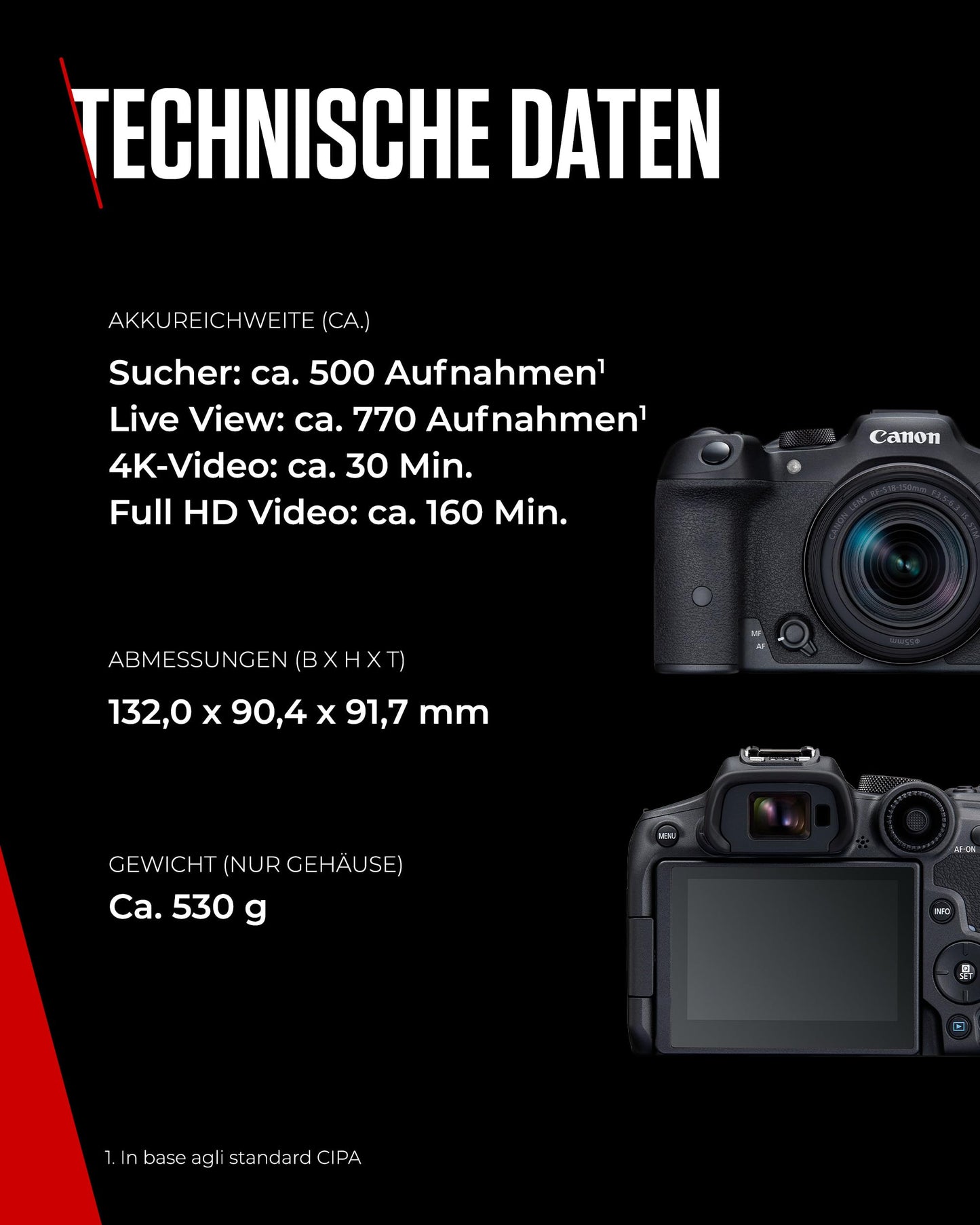 Canon EOS R7 Kamera spiegellose Camera + RF-S 18-150mm F3.5-6.3 is STM Objektiv (DSLR Upgrade, Hybridkamera, 4K/30p Videoaufnahmen, bis zu 15 B/s, WLAN) schwarz