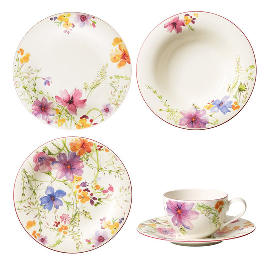 Villeroy & Boch 10-4100-30 Mariefleur Basic Geschirr-Set 30-teilig