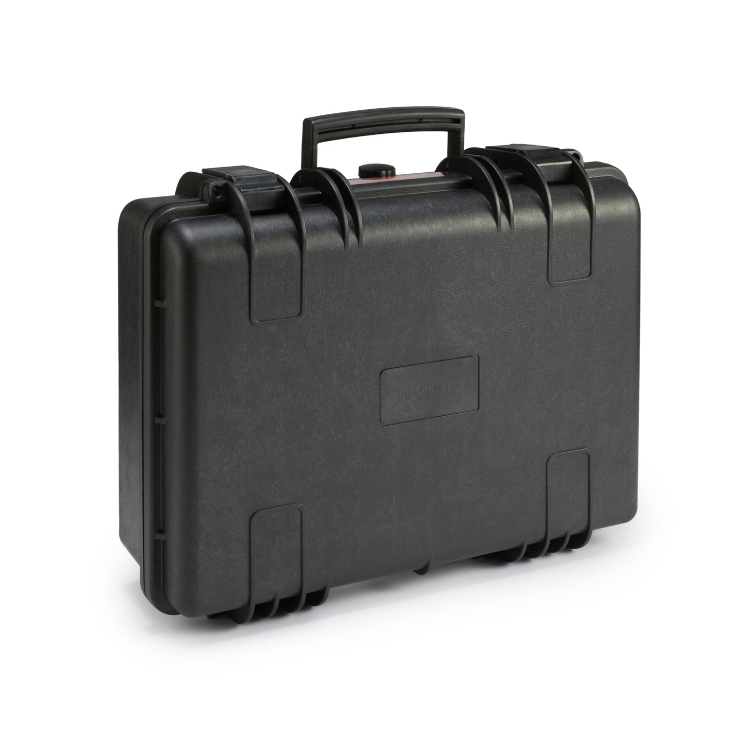 Amazon Basics - Mittlere Schützende Tragbare Harte Kameratasche mit Anpassbarem Passform-Schaumstoff für Drohnen, Kameras, Objektive und Zubehör, Wasserdicht, Stoßfest, 43.6 x 37 x 16.7 cm, Schwarz