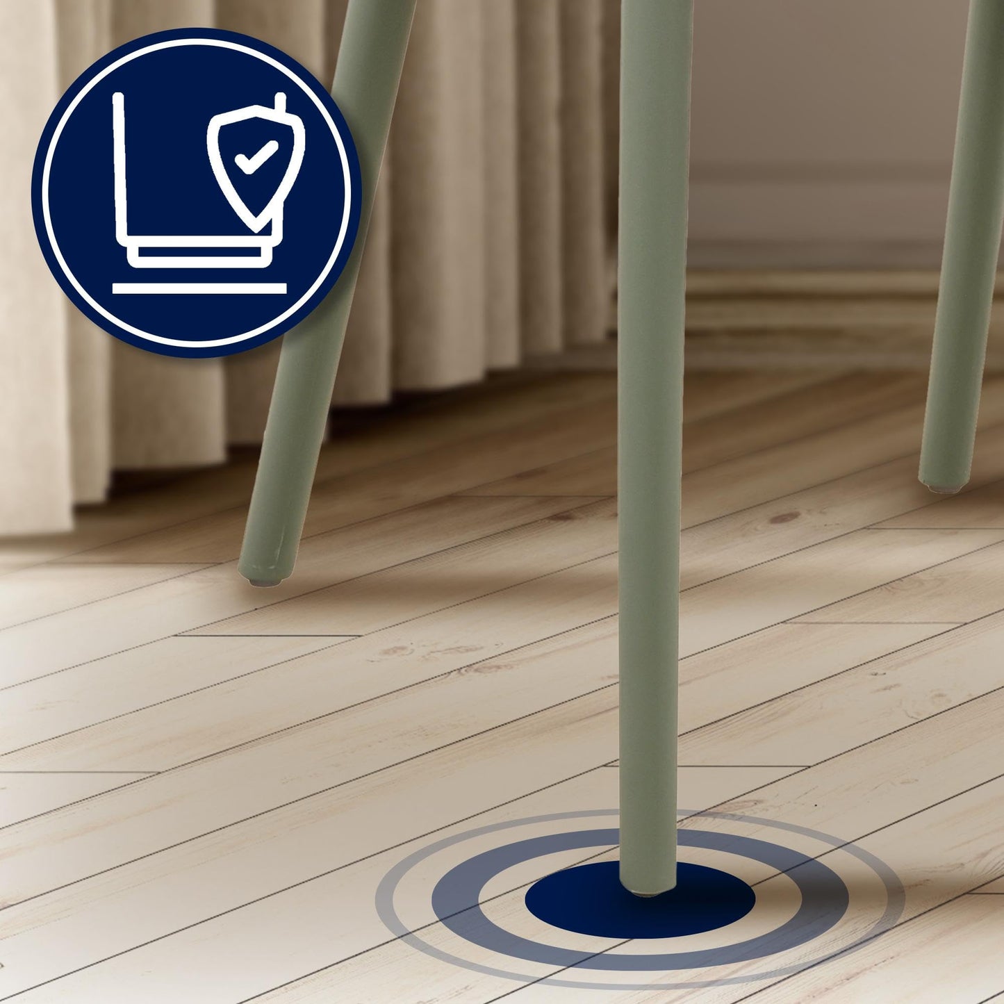 CLP 2er Set Gartenstühle Hope Kunststoff I Stapelstühle wetterfest und UV-beständig I Outdoorstühle pflegeleicht I Sessel für draußen, Farbe:Oliv