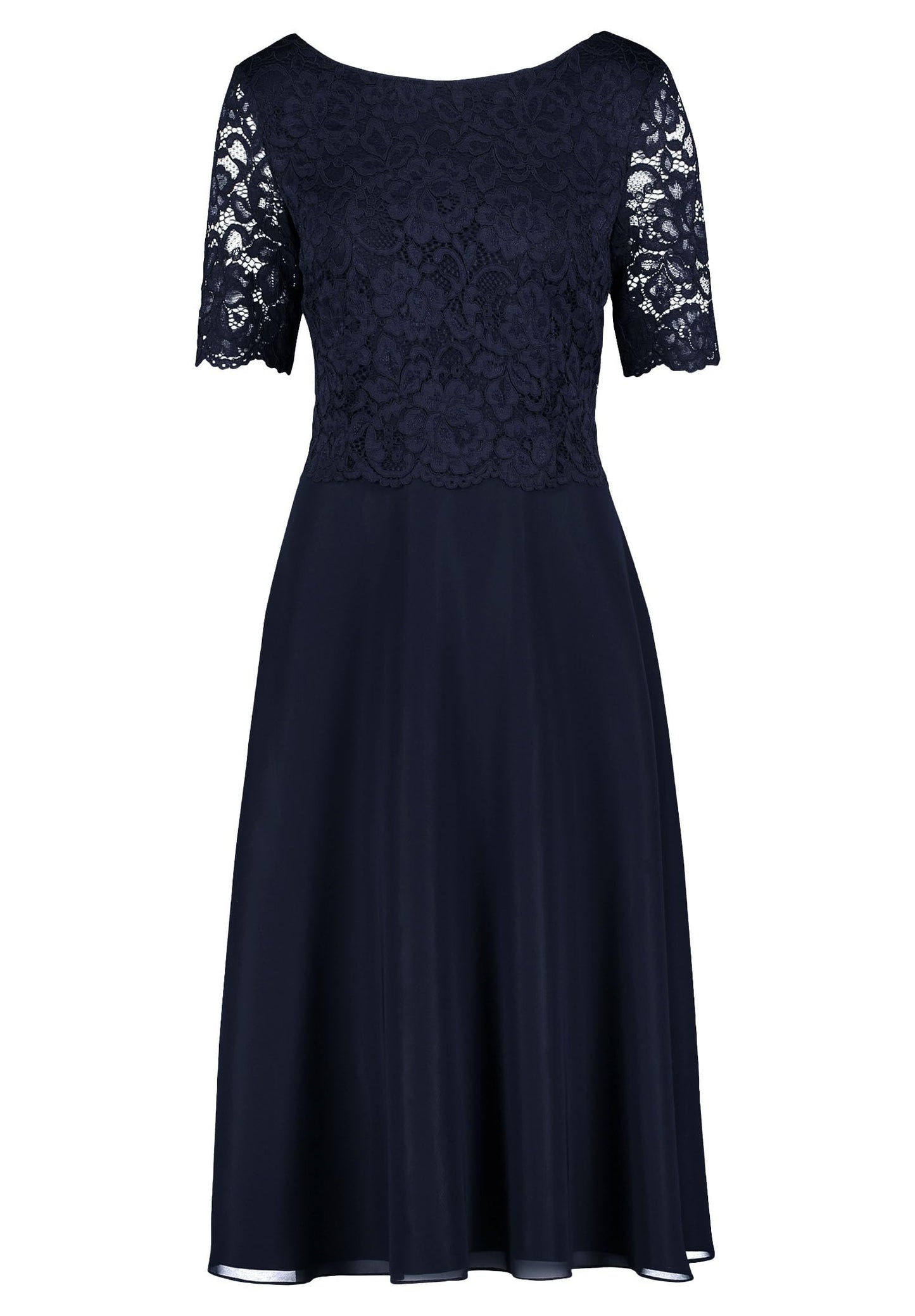 Vera Mont Damen 0113/4825 Partykleid, Blau (Night Sky 8541), (Herstellergröße: 44)
