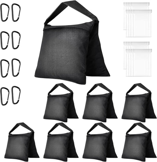 EMART 8 Stück Sandsack für Fotografie, Strapazierfähiger Sandbags für Stative, Videostudios und Garten