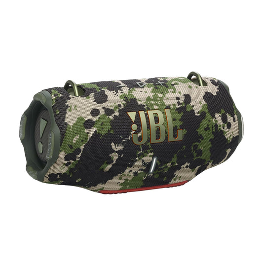 JBL Xtreme 4 Musikbox in Camouflage – Tragbare Bluetooth-Lautsprecher-Box mit tiefem Bass, KI-Sound-Boost und integrierter Powerbank – Wasserfest und staubfest – 24 Laufzeit